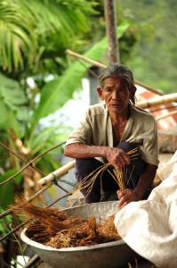 Rita...for hosting us in Batad and teaching us how to prepare rice. 6/4/10