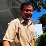 Our host at Bangka B&B...for not judging us for staying only 12 hours in Jakarta. 7/8/10