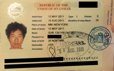 The Myanmar/Burma Visa Requirements For U.S. Citizens