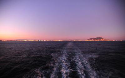 The Ferry Crossing From Spain To Morocco