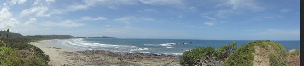 Panorama of Guiones from the point