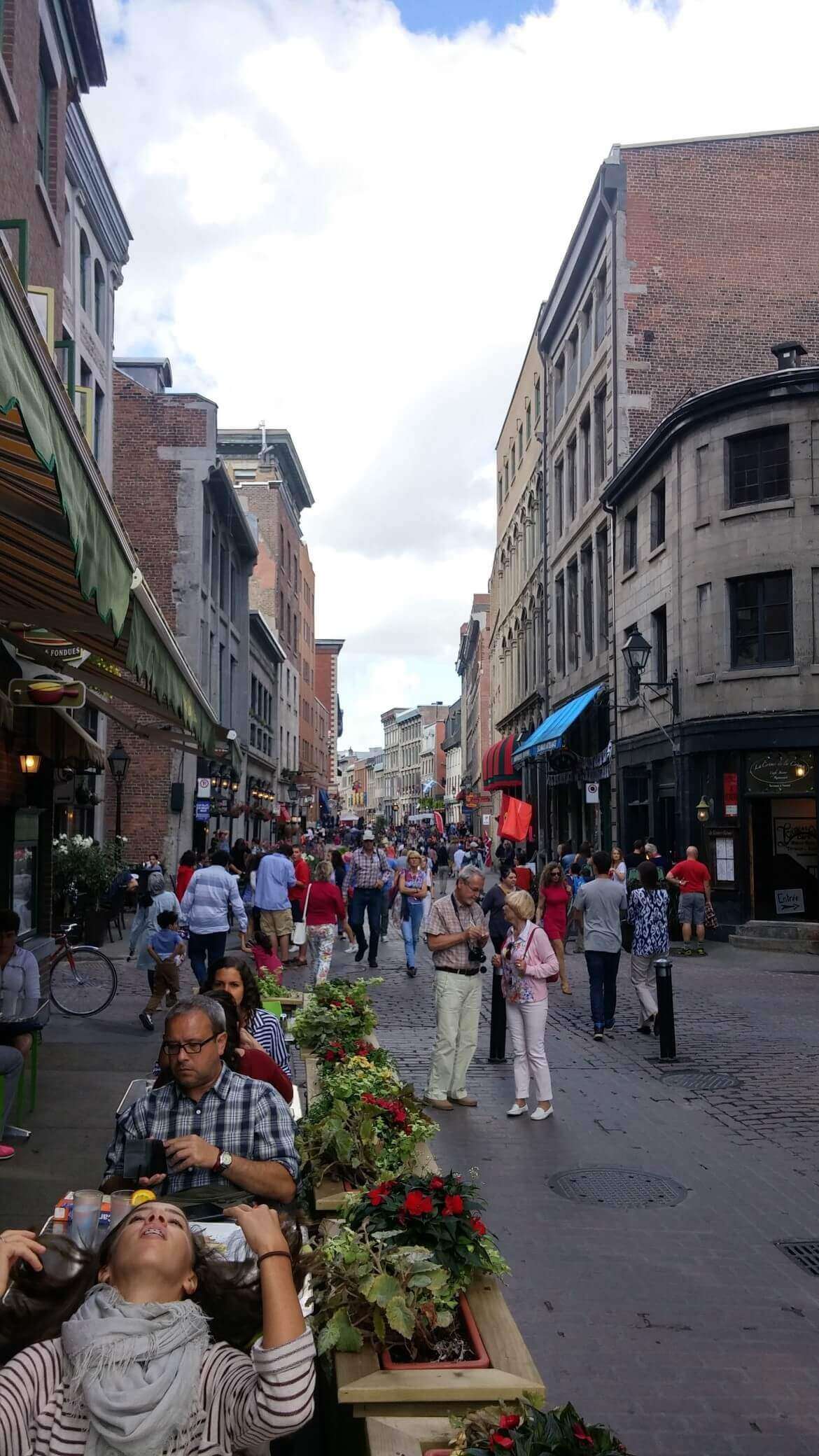 Rue St.-Paul, the oldest street in Montreal