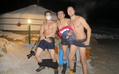 Going Streaking In A Mongolian Winter