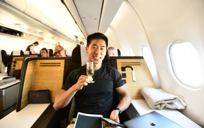 The Longest Domestic Flight In The World, Biz Class // … & Forcing An Emergency Landing: Réunion -> Paris -> Nice -> Zurich -> Halifax -> NYC