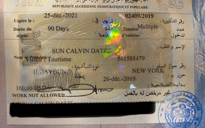 The Algerian Visa Requirements for USA Passports